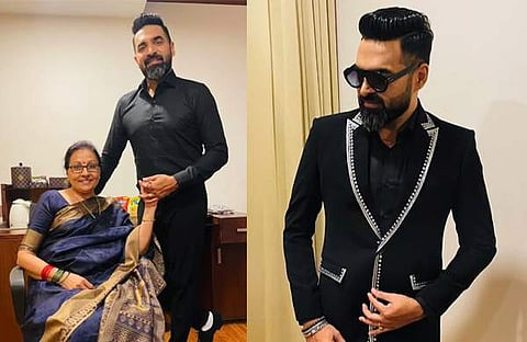 ഗോപി സുന്ദര്‍ അമ്മയ്‌ക്കൊപ്പം/ ഫെയ്‌സ്‌ബുക്ക്