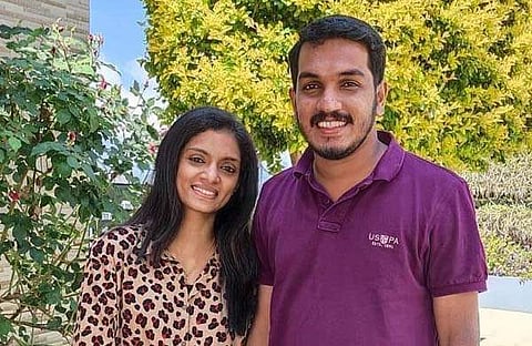 ​ജെയ്ക് സി തോമസും ​ഗീതുവും/ ഫെയ്സ്ബുക്ക്