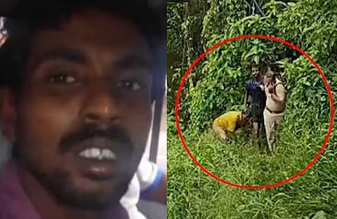 പിടിയിലായ ക്രിസ്റ്റില്‍ രാജ്