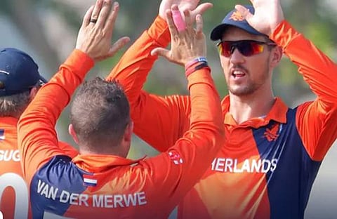 നെതര്‍ലാന്‍ഡ്‌സ് ടീം/ image credit:ICC CRICKET