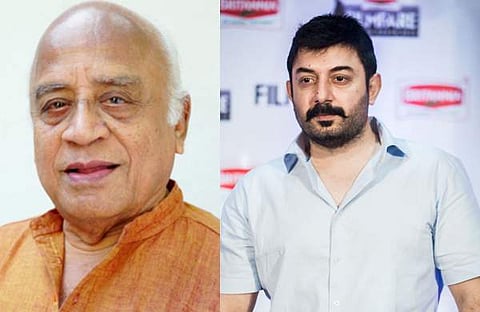 ഡൽഹി കുമാർ, അരവിന്ദ് സ്വാമി/ഫോട്ടോ: ട്വിറ്റർ