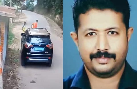 കുട്ടിയെ വണ്ടിയിടിക്കുന്നതിന്റെ സിസിടിവി ദൃശ്യം, പ്രതി പ്രിയരഞ്ജന്‍