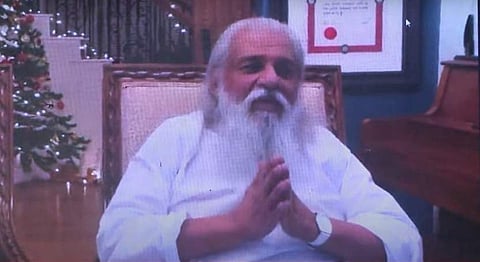 യേശുദാസ് ശതാഭിഷേകാഘോഷത്തില്‍ ഓണ്‍ലൈനായി പങ്കെടുത്തപ്പോള്‍