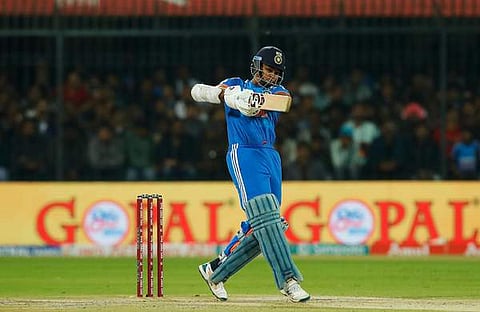 യശസ്വിയുടെ ബാറ്റിങ്/ ട്വിറ്റർ