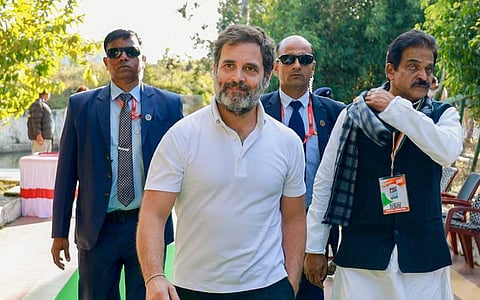 രാഹുല്‍​ഗാന്ധിയും കെസി വേണു​ഗോപാലും/ പിടിഐ