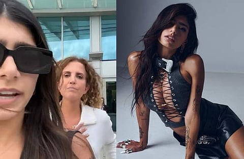 മിയ ഖലീഫ പങ്കുവച്ച വിഡിയോയിൽ നിന്ന്