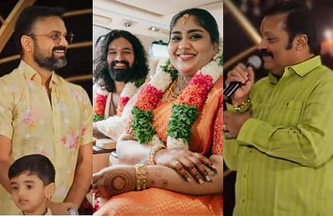 ഭാ​ഗ്യയുടെ വിവാഹത്തിന് ചാക്കോച്ചൻ എത്തിയപ്പോൾ/ വിഡിയോ സ്ക്രീൻഷോട്ട്