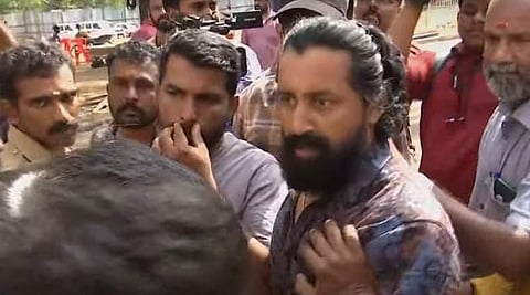 തൃശൂരില്‍ ബിജെപി-യൂത്ത് കോണ്‍ഗ്രസ് പ്രവര്‍ത്തകര്‍ തമ്മിലുണ്ടായ സംഘര്‍ഷത്തിന്റെ ടെലിവിഷന്‍ ദൃശ്യം