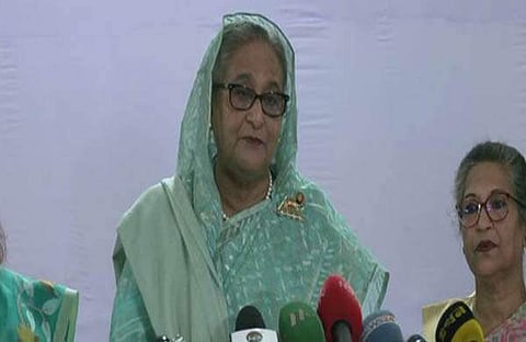 ബം​ഗ്ലാദേശ് പ്രധാനമന്ത്രി ഷെയ്‌ക്ക് ഹസീന/ എഎൻഐ