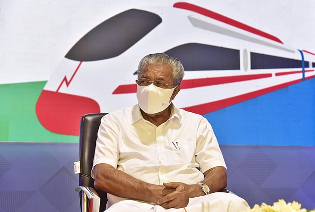 സിപിഎം സംസ്ഥാന സമ്മേളന വേദിയിൽ പിണറായി വിജയൻ