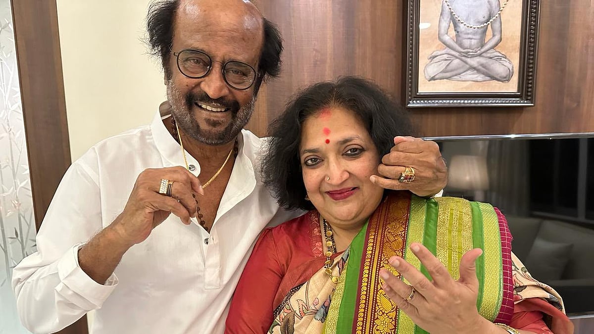 ഒന്നിച്ചിട്ട് 43 വര്‍ഷം, വിവാഹദിനത്തിലെ മാലയും മോതിരവും അണിഞ്ഞ് രജനീകാന്തും ലതയും; ആശംസയുമായി ഐശ്വര്യ‌