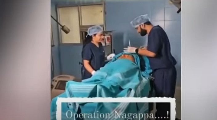 വരന്‍ ഡോക്ടറാണ്; 'സേവ് ദ ഡേറ്റ്' ഓപ്പറേഷന്‍ തീയറ്ററില്‍;  ഫോട്ടോ ഷൂട്ട് വൈറല്‍; പണി പോയി