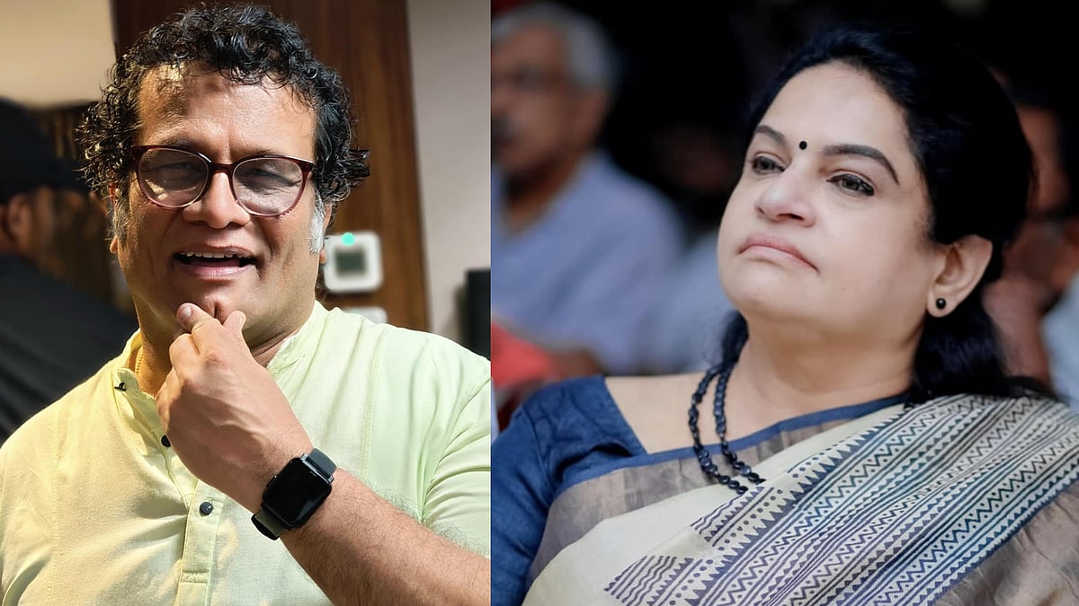 'ഈ വനിതാദിനത്തിന് ഇതിലും വലിയ മാതൃകയില്ല'; പദ്മജയെ പ്രശംസിച്ച് ഹരീഷ് പേരടി‌