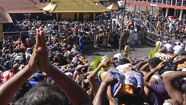 ശബരിമല നട തുറന്നു; വിഷുക്കണി ദര്‍ശനം 14 ന് പുലര്‍ച്ചെ മൂന്നു മുതല്‍