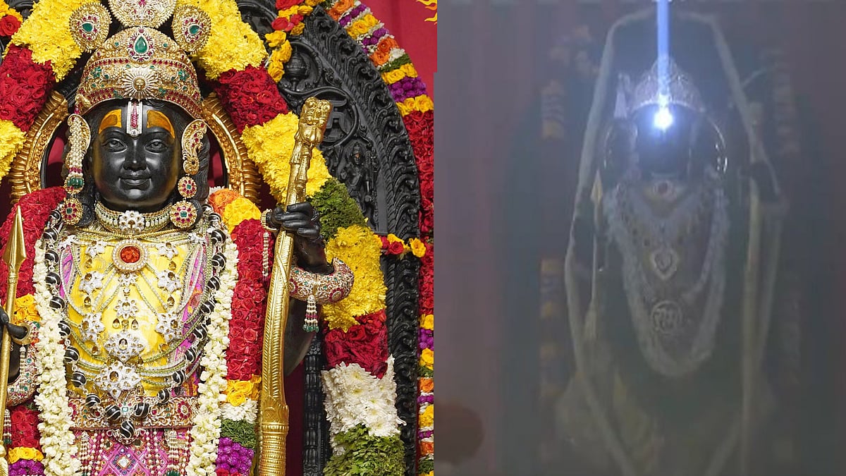 സൂര്യതിലകം ചാര്‍ത്തി രാംലല്ല, ദര്‍ശന പുണ്യത്തിനായി പതിനായിരക്കണക്കിന് ഭക്തര്‍