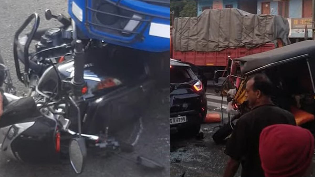 പെരുമ്പാവൂരില്‍ ടിപ്പര്‍ ലോറി ബൈക്കിലിടിച്ചു; അച്ഛനും മകളും മരിച്ചു