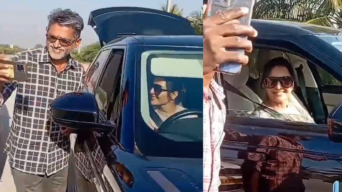 ഡ്രൈവിങ് സീറ്റിൽ മഞ്ജു വാര്യർ; വാഹനം തടഞ്ഞു നിർത്തി പരിശോധിച്ച് ഫ്ലയിങ് സ്ക്വാഡ്- വിഡിയോ