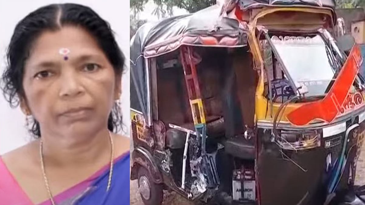ടിപ്പര്‍ ലോറി ഓട്ടോറിക്ഷയുമായി കൂട്ടിയിടിച്ചു; വീട്ടമ്മയ്ക്ക് ദാരുണാന്ത്യം
