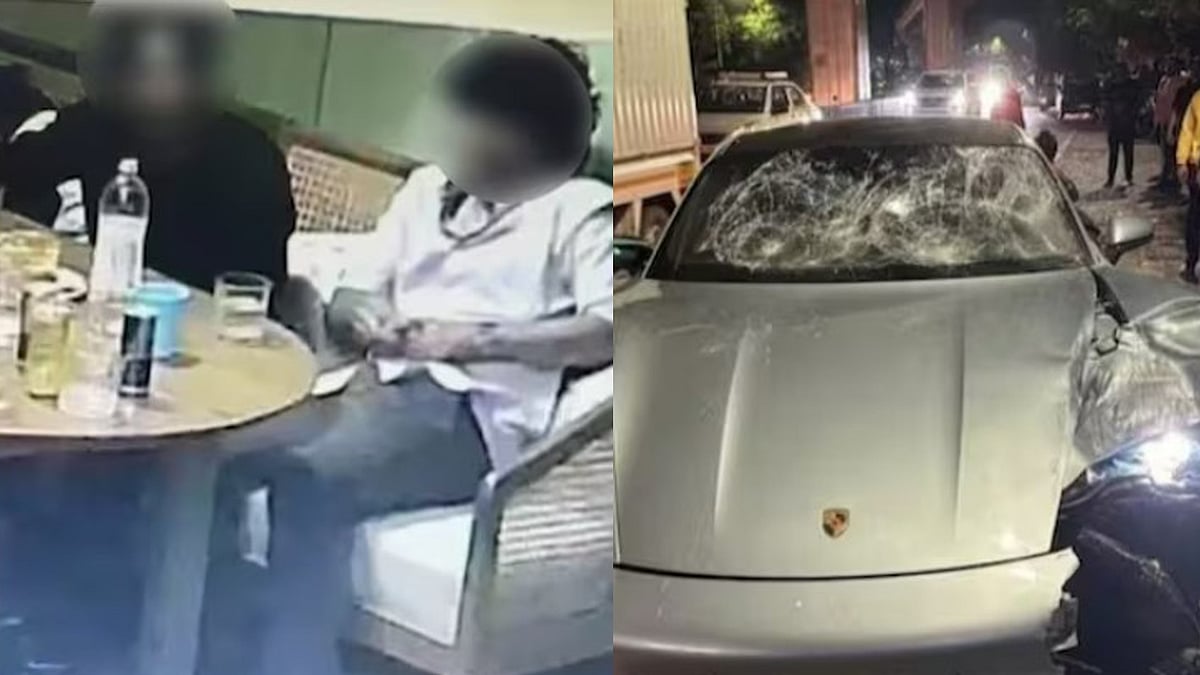 ആഡംബര കാറിടിച്ച് രണ്ട് പേരെ കൊന്ന സംഭവം; 17 കാരന് സ്റ്റേഷനില്‍ പിസയും ബര്‍ഗറും ബിരിയാണിയും, മദ്യപിക്കുന്ന വീഡിയോ പുറത്ത്
