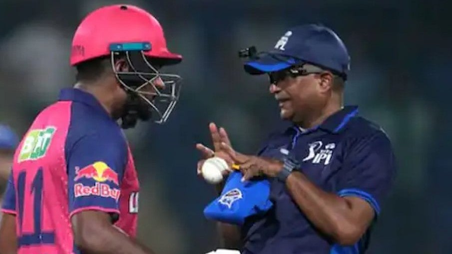 'അംപയര്‍ക്കു കണ്ണു കാണില്ലേ, സഞ്ജു ഔട്ടല്ല'; ഐപിഎല്‍ പേജില്‍ ആരാധകരുടെ പൊങ്കാല, വിവാദം
