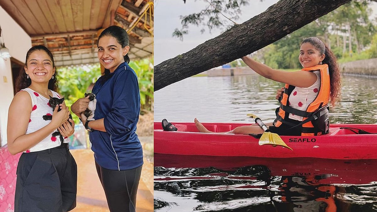 മമിതയ്ക്കൊപ്പം ആലപ്പുഴയിൽ കയാക്കിങ് നടത്തി അന്ന ബെൻ