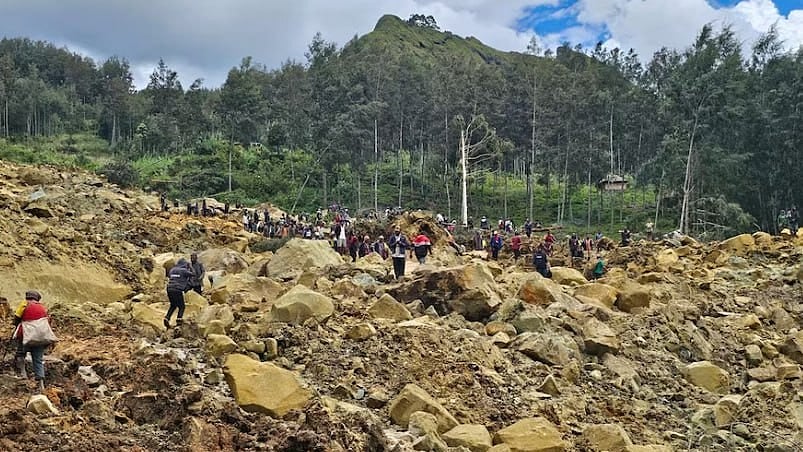 ജീവനോടെ കുഴിച്ചുമൂടപ്പെട്ടത് 2000ല്‍ അധികം പേര്‍; ഉരുള്‍പ്പൊട്ടലില്‍ വിറങ്ങലിച്ച് പാപുവ ന്യൂ ഗിനിയ