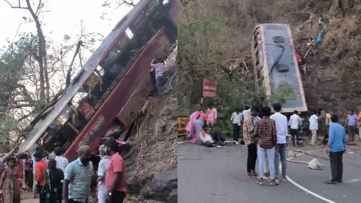 സേലത്ത് വിനോദയാത്രാ സംഘത്തിന്റെ ബസ് മറിഞ്ഞു; നാലു മരണം; 45 പേര്‍ക്ക് പരിക്ക്