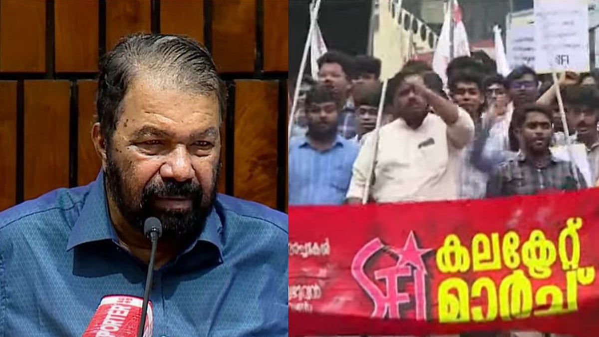 'ഇത്രയും കാലം സമരം ചെയ്യാതെ ഇരുന്നതല്ലേ, ഉഷാറാകട്ടെ'; എസ്എഫ്‌ഐയെ പരിഹസിച്ച് മന്ത്രി ശിവന്‍കുട്ടി