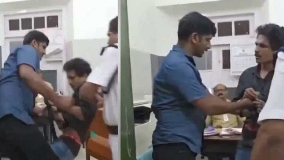 രോ​ഗിയെ സെക്യൂരിറ്റി ജീവനക്കാർ മർദിച്ച സംഭവം; മെഡിക്കല്‍ കോളജ് ആശുപത്രി സര്‍ജന്റിന് സസ്പെൻഷൻ