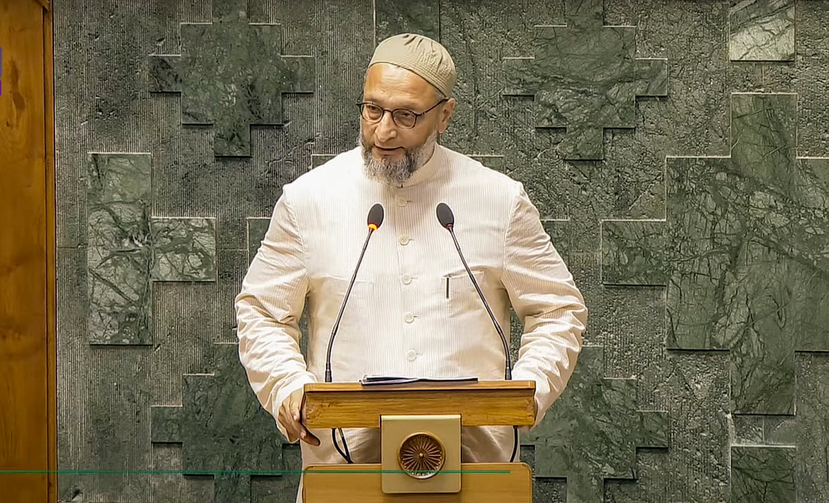 'ജയ് പലസ്തീന്‍'; ഒവൈസിയുടെ സത്യപ്രതിജ്ഞ; വിവാദം; വീഡിയോ