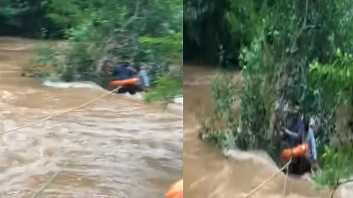 ഗൂഗിള്‍ മാപ്പ് നോക്കി യാത്ര; കാര്‍ പാലത്തില്‍ നിന്നും പുഴയിലേക്ക് മറിഞ്ഞു, മരത്തില്‍ പിടിച്ച് രക്ഷപ്പെട്ട് യാത്രക്കാര്‍