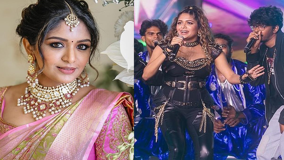 'ഇതാണ് ശരിക്കും നെപ്പോ കിഡ്'; ഇന്ത്യൻ 2 ഓഡിയോ ലോഞ്ചിൽ പാട്ട് പാടിയ അ​ദിതി ശങ്കറിനെതിരെ ട്രോളുകൾ