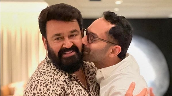 എട മോനെ! ലാലേട്ടനെ കെട്ടിപ്പിടിച്ച് ചുംബിച്ച് ഫാഫ, വൈറൽ ‌ചിത്രം
