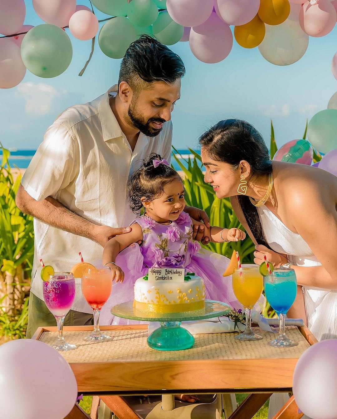 വിദ്യ ഉണ്ണിയുടെ കണ്‍മണി: ശോഭിതയ്ക്ക് ഒന്നാം പിറന്നാള്‍