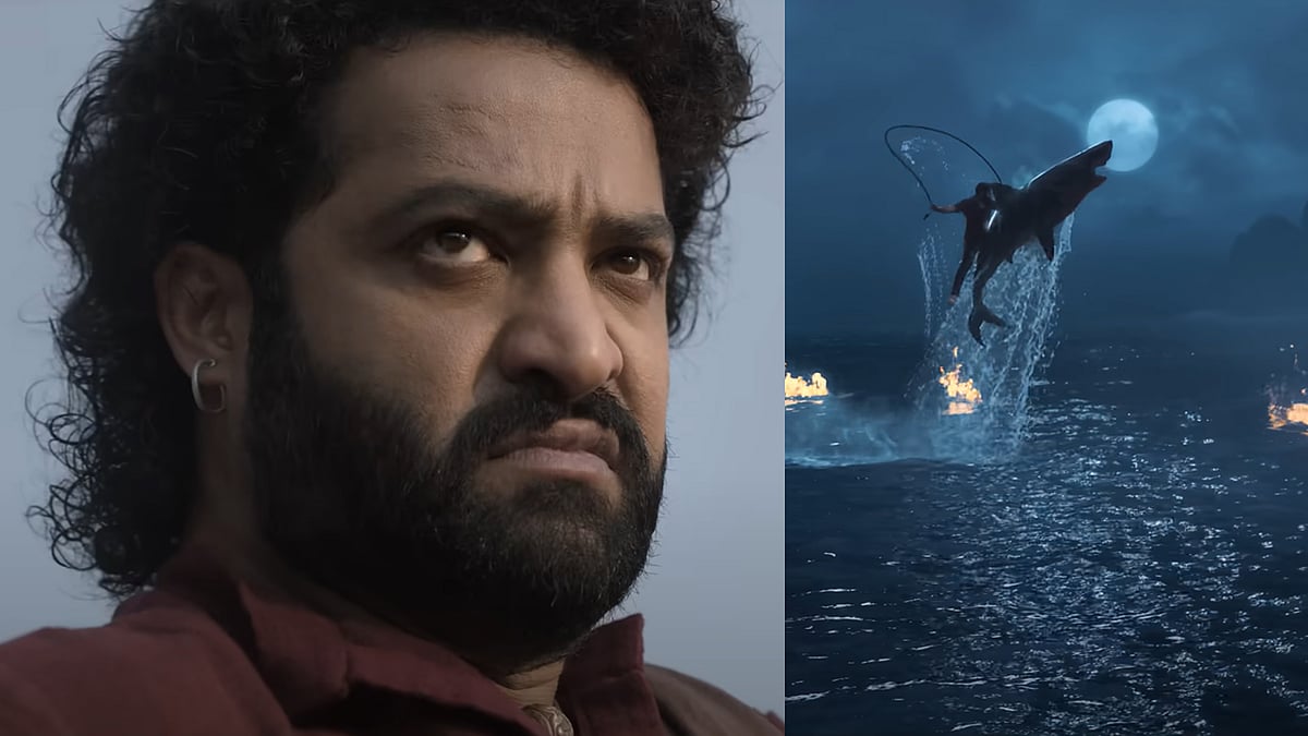അമ്പരപ്പിക്കാൻ ജൂനിയർ എൻടിആർ, ഒപ്പം സെയ്ഫ് അലി ഖാനും; മാസ് ആക്ഷനുമായി ദേവര ട്രെയിലർ