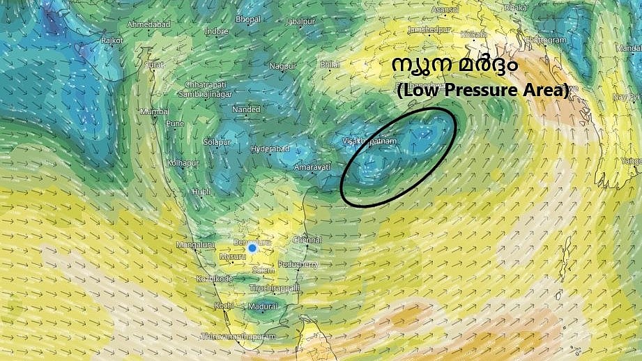 ബംഗാള്‍ ഉള്‍ക്കടലില്‍ ന്യൂനമര്‍ദ്ദം; കേരളത്തില്‍ ഏഴുദിവസം വ്യാപക മഴ, മൂന്ന് ജില്ലകളില്‍ യെല്ലോ അലര്‍ട്ട്