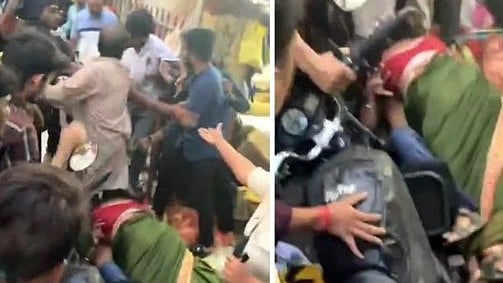 ഓട്ടോറിക്ഷയും കാറും കൂട്ടിയിടിച്ചു; കാര്‍ ഓടിച്ചയാളെ ആള്‍ക്കൂട്ടം അടിച്ചും ചവിട്ടിയും കൊലപ്പെടുത്തി-വിഡിയോ