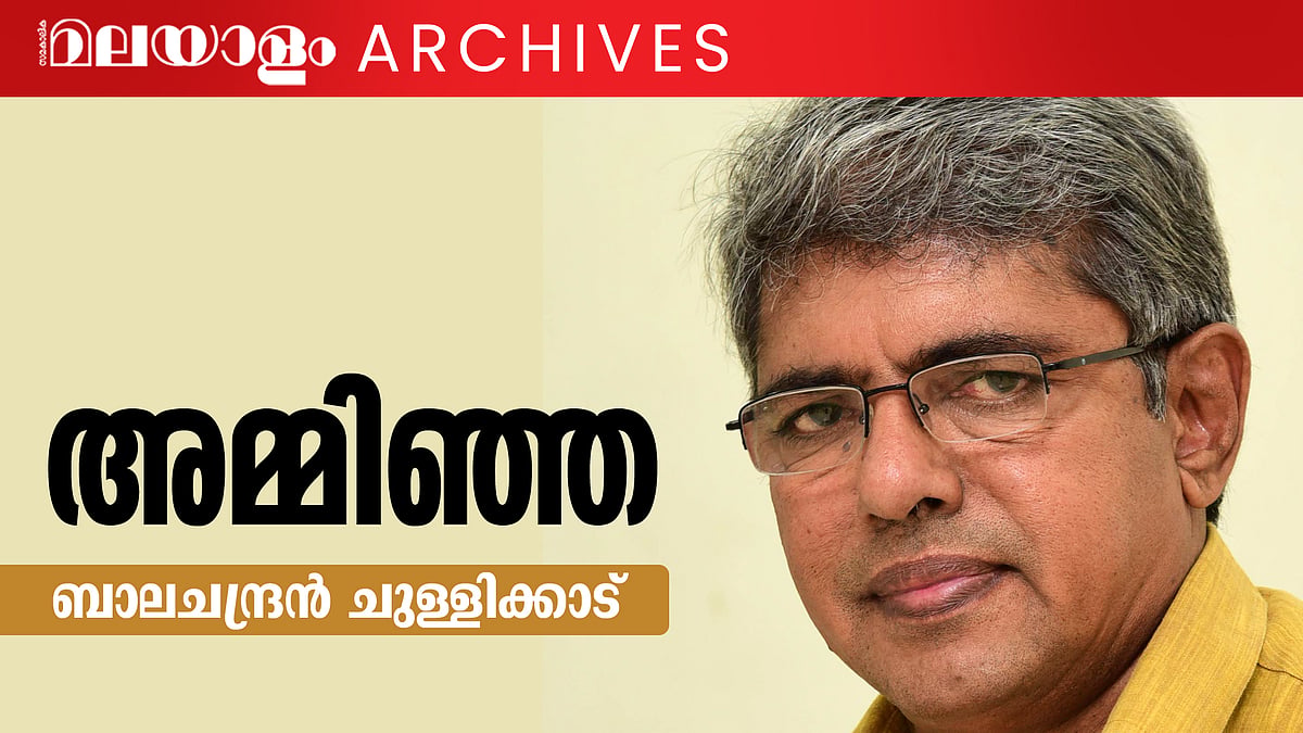 അമ്മിഞ്ഞ; ബാലചന്ദ്രന്‍ ചുള്ളിക്കാട് എഴുതിയ അനുഭവം