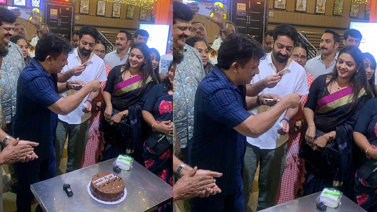ചിരിയുടെ പൂത്തിരി കത്തിച്ച് 'പൊറാട്ട് നാടകം'! കേക്ക് മുറിച്ച് മധുരം പങ്കിട്ട് വിജയാഘോഷം