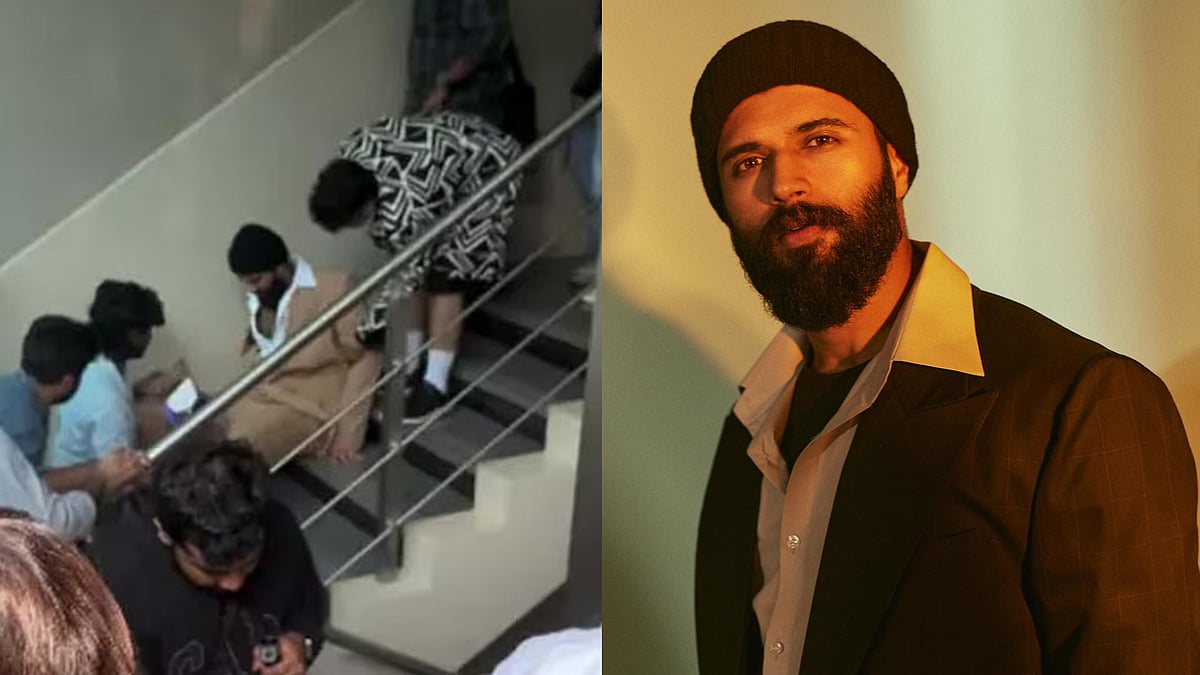 സ്റ്റെപ്പിറങ്ങുന്നതിനിടെ തെന്നിവീണു; സ്വബോധമില്ലാതെ വീണതെന്ന് പരിഹാസം, മറുപടിയുമായി വിജയ് ദേവരക്കൊണ്ട