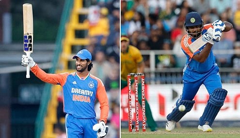 ദക്ഷിണാഫ്രിക്കയെ അടിച്ചുപരത്തി; ഇന്ത്യക്ക് കൂറ്റന്‍ സ്‌കോര്‍; സഞ്ജുവിനും തിലകിനും സെഞ്ച്വറി; ജയിക്കാന്‍ വേണ്ടത് 284 റണ്‍സ്‌