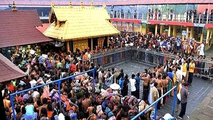 തങ്ക അങ്കി ഘോഷയാത്ര ഇന്ന് സന്നിധാനത്തെത്തും; വൈകീട്ട് ദീപാരാധന, തീര്ത്ഥാടകര്ക്ക് നിയന്ത്രണം