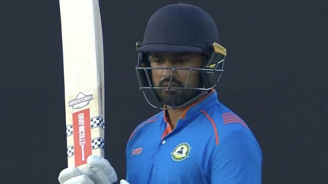 88* റണ്‍സ്, 7 ഇന്നിങ്‌സില്‍ ആറാം നോട്ടൗട്ട്! സെമിയിലും കരുണ്‍ നായരുടെ കത്തും ബാറ്റിങ്