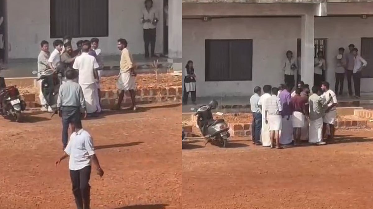 യൂണിയന്‍ ഫണ്ടില്‍ നിന്ന് ഏരിയ കമ്മിറ്റിക്ക് വിഹിതം നല്‍കിയില്ല; യൂണിറ്റ് സെക്രട്ടറിയെ എസ്എഫ്‌ഐ നേതാക്കള്‍ വളഞ്ഞിട്ട് തല്ലി; വിഡിയോ