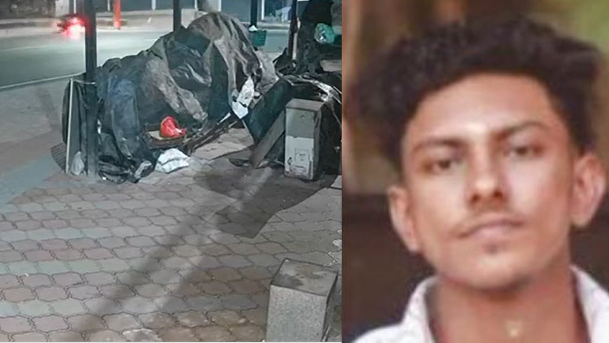 ക്ഷേത്രോത്സവം കഴിഞ്ഞ് മടങ്ങുന്നതിനിടെ ബൈക്ക് നിയന്ത്രണം വിട്ട് വൈദ്യുതി തൂണിലിടിച്ച് മറിഞ്ഞു; യുവാവ് മരിച്ചു- വിഡിയോ 
