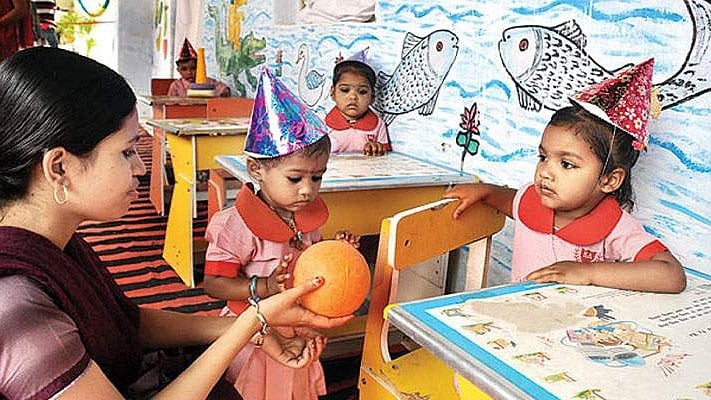 പൂന്തോട്ടവും കളിക്കളവും പഠനമുറിയും, 'സ്മാര്‍ട്ട് അങ്കണവാടികള്‍'; സംസ്ഥാനതല ഉദ്ഘാടനം ഇന്ന് 