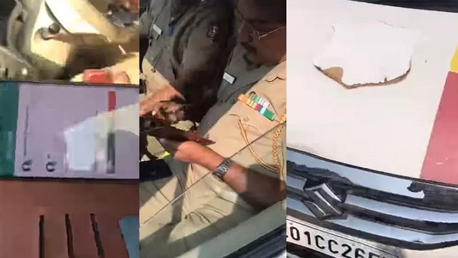 'അടച്ചിട്ട് പോയാല്‍ മതി സാറേ, നിയമം എല്ലാവര്‍ക്കും ഒരുപോലെയാണ്'; എംവിഡിയുടെ വാഹനത്തിന് പിഴയടപ്പിച്ച് യുവാവ്