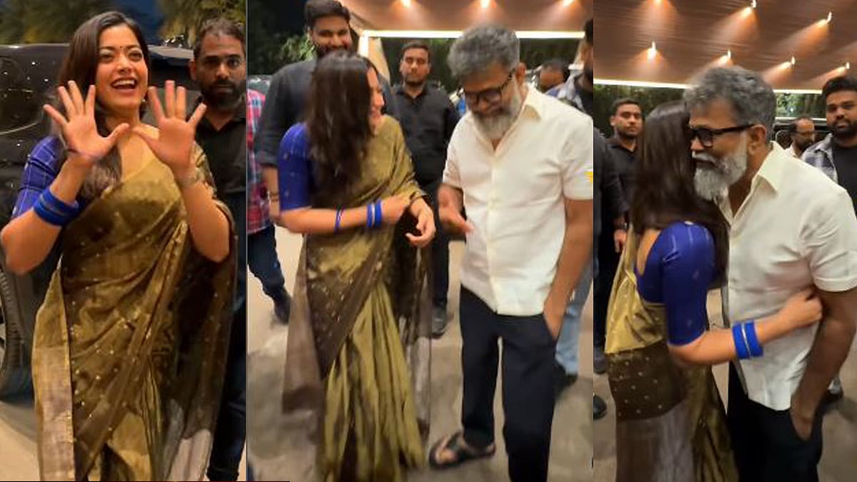 'കാലിന്റെ പരിക്ക് ഭേദമായോ?' പുഷ്പ 2 വിജയത്തിന് ശേഷം സുകുമാറും രശ്മികയും ഒരു വേ​ദിയിൽ