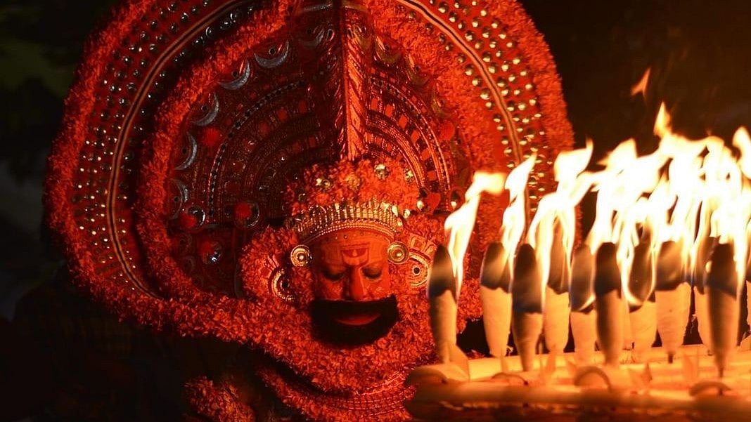 നാരായണ പെരുവണ്ണാന്‍ 'കതിവനൂര്‍ വീര'ന്റെ വേഷം അഴിക്കുന്നു; ഐതിഹാസിക തെയ്യക്കാലത്തിന് അമേരി പള്ളിയറക്കാവില്‍ വിരാമം
