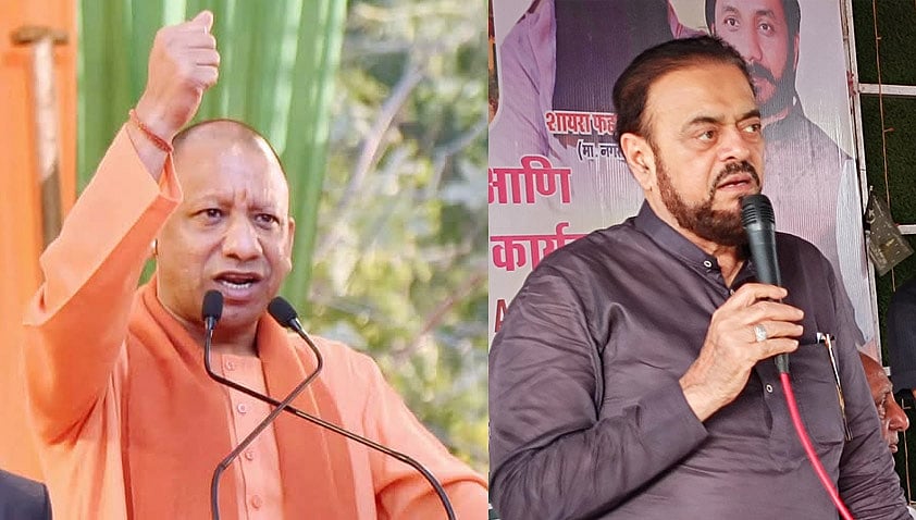''അബു ആസ്മിയെ യുപിയിലേക്ക് അയക്കൂ, ബാക്കി ഞങ്ങള്‍ നോക്കാം'', ഔറംഗസേബ് വിവാദത്തില്‍ വെല്ലുവിളിയുമായി യോഗി